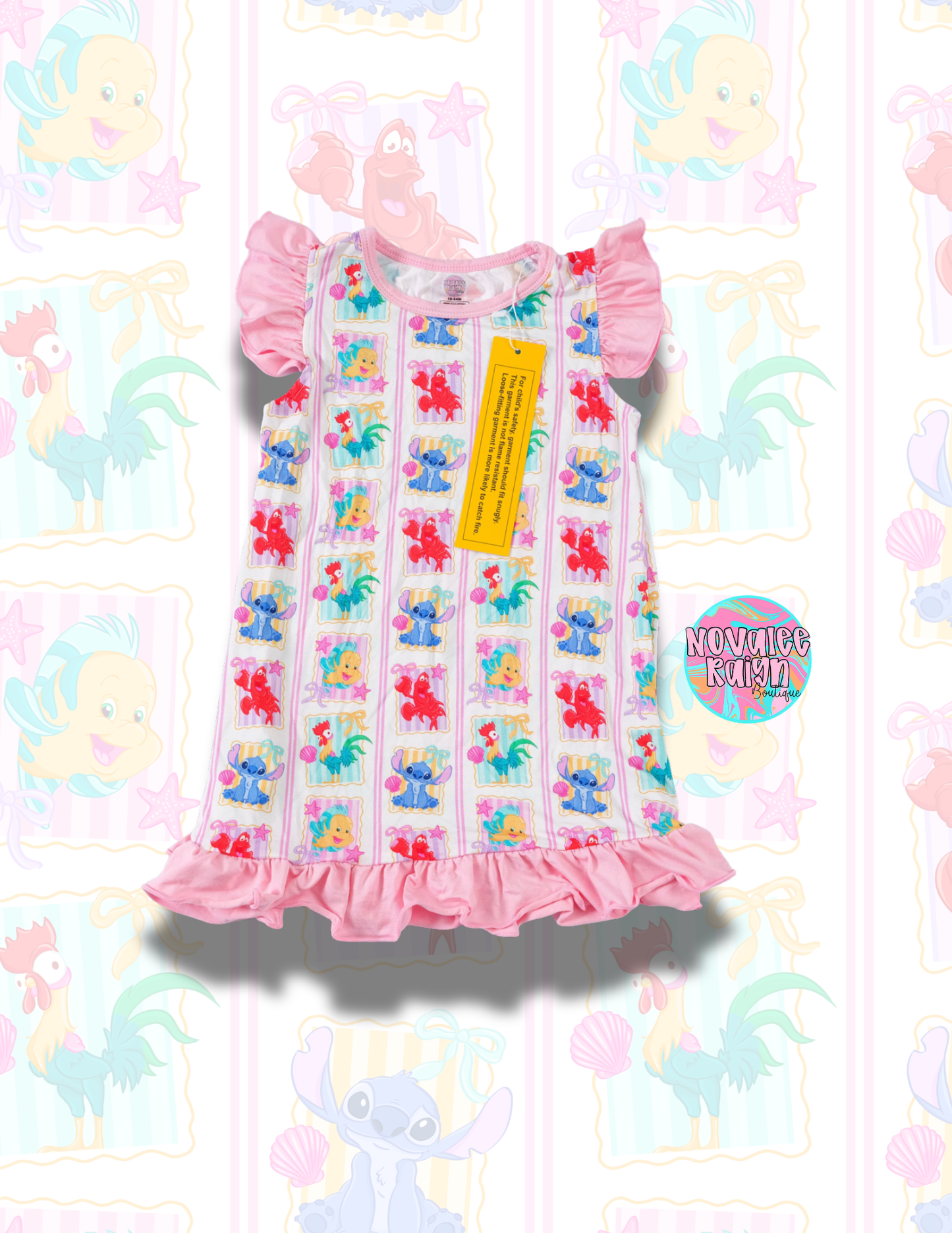 Sidekicks- Ruffle Gown (rts)