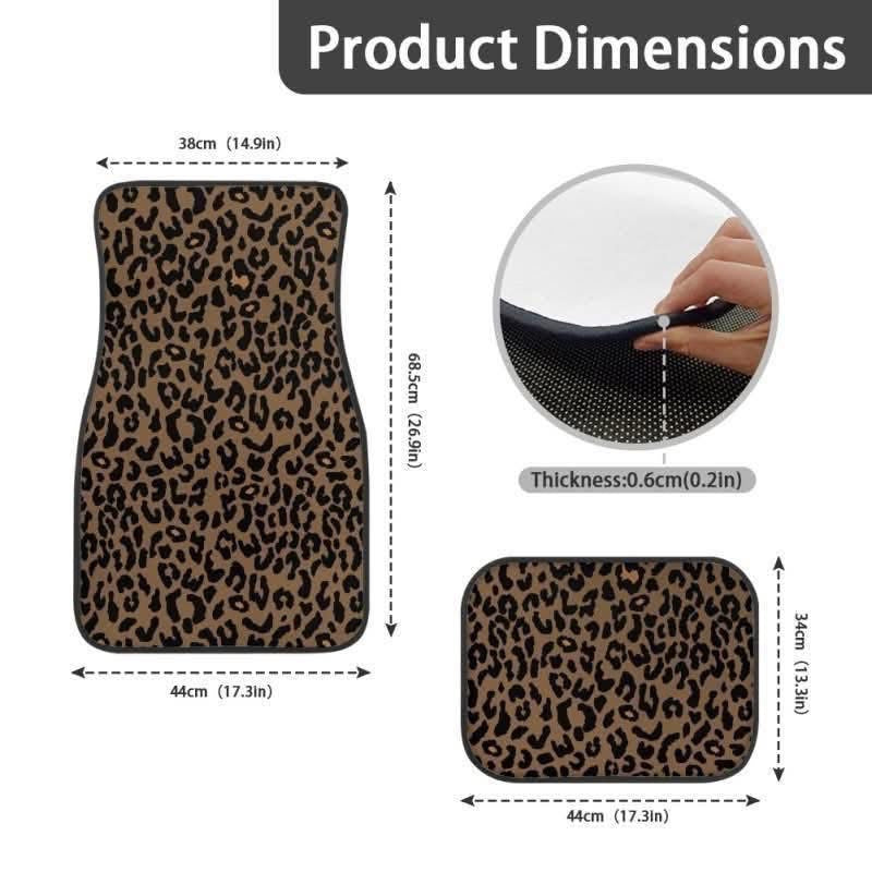Custom 4 piece car mat set