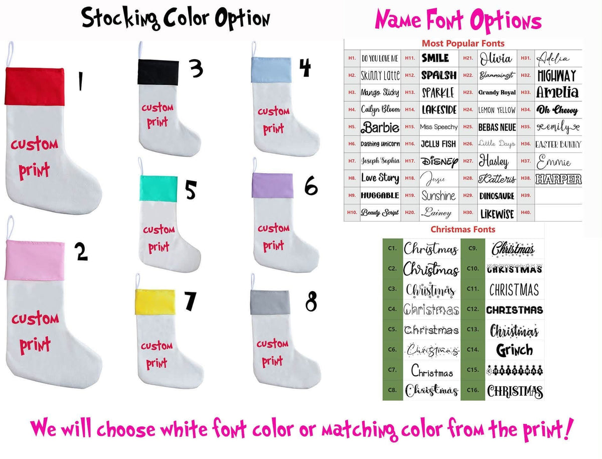 Custom Stockings- 3/6 weeks